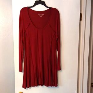 Soft Surroundings Burgundy Top Size Xl